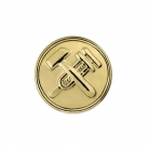 Пуговица форменная сотрудника железной дороги (14мм)